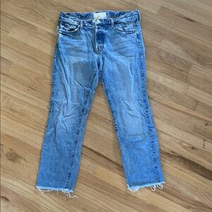 Mother the scrapper cuff ankle fray